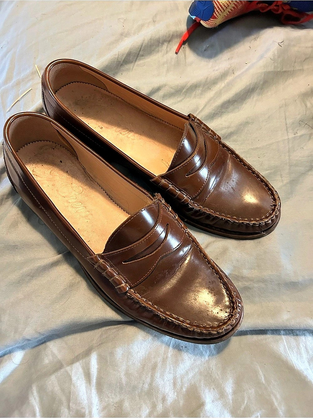 G.H. Bass & Co. Whitney Weejuns Penny Loafer. Men's Brown Loafers